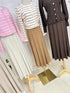 Knitted Long A-Line Skirts